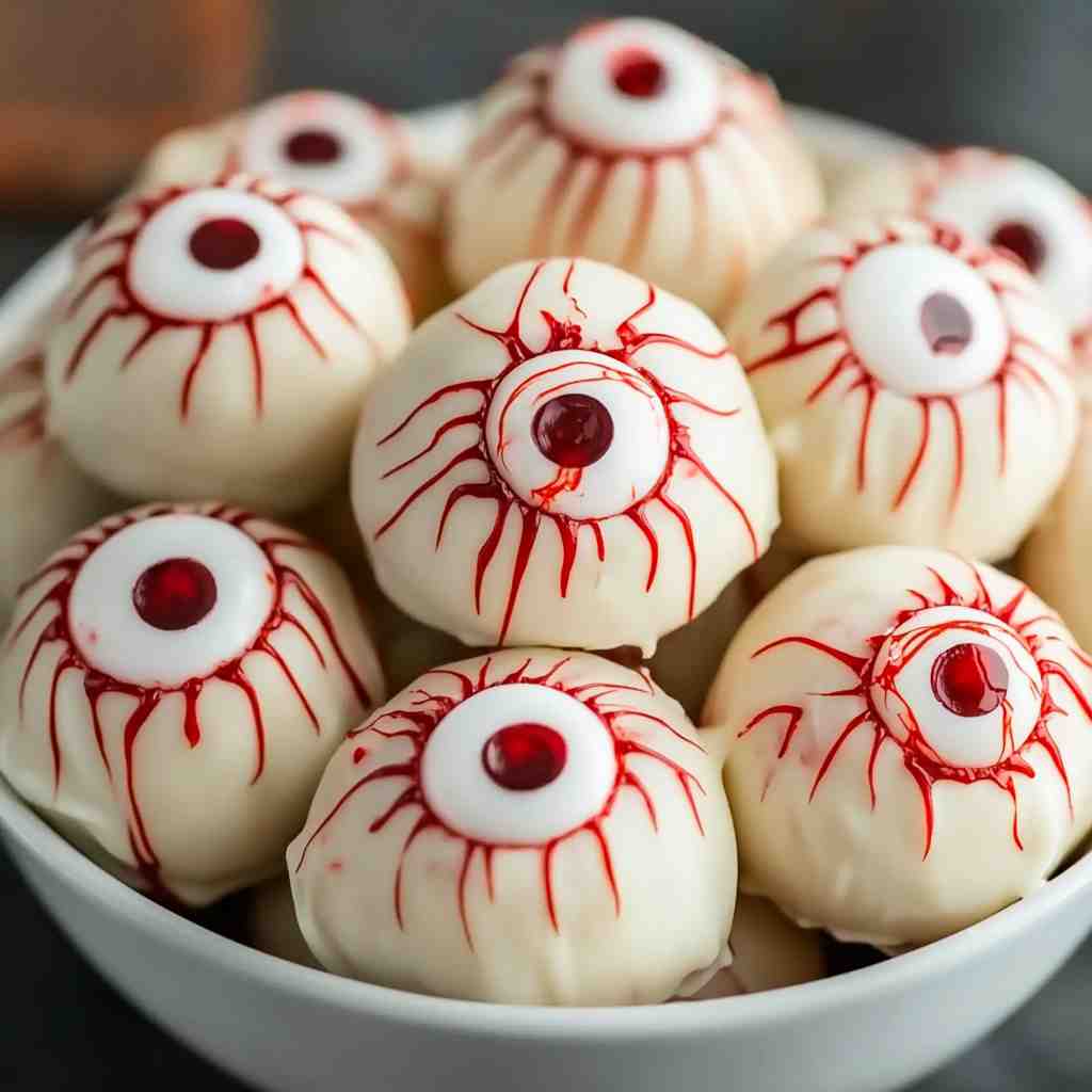 Spooky Eyeball Truffles