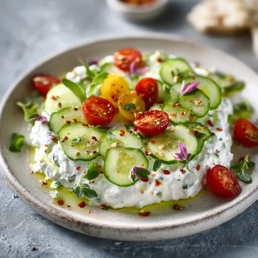 Cucumber Cottage Cheese Dip