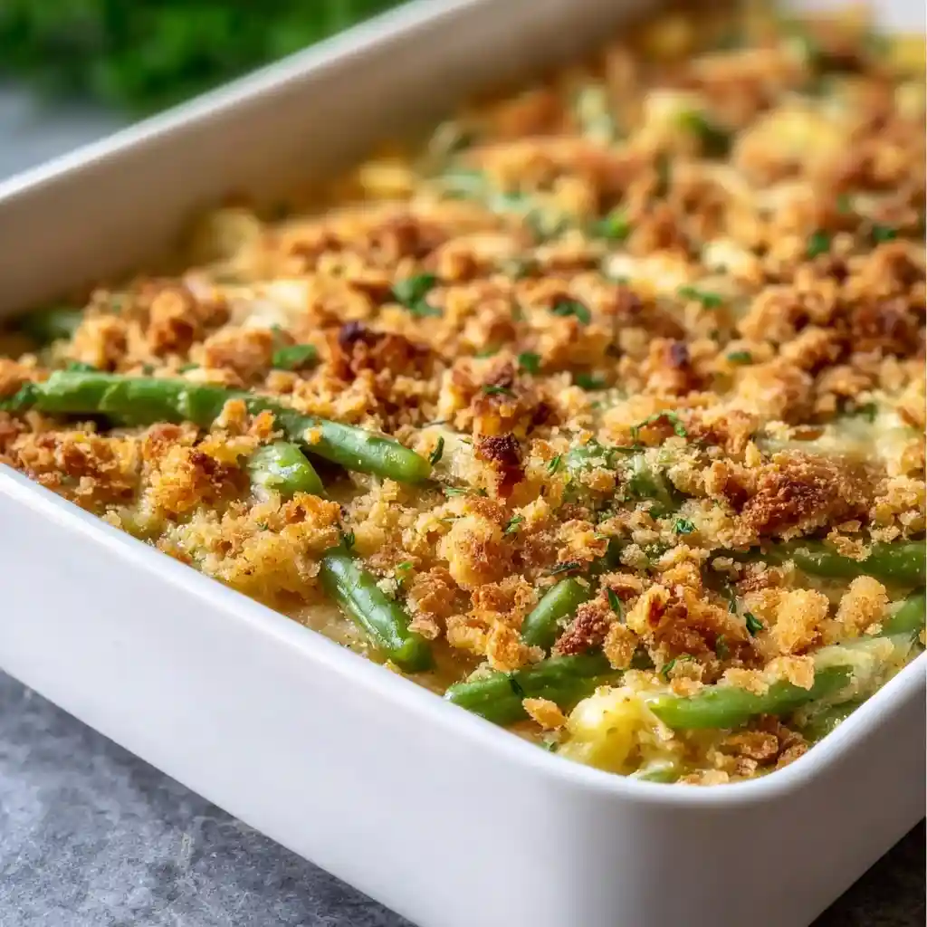 Homemade Chicken and Green Bean Casserole