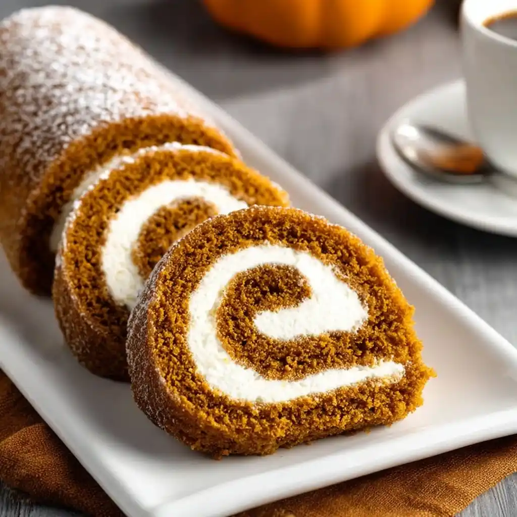 Mouthwatering Pumpkin Cream Cheese Roll