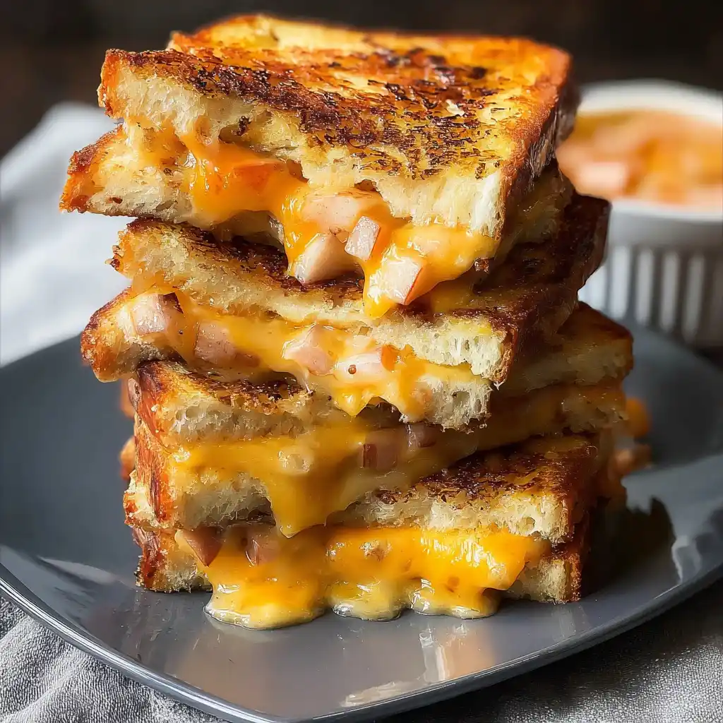 Amish Apple Fritter Bread with Cinnamon Glaze