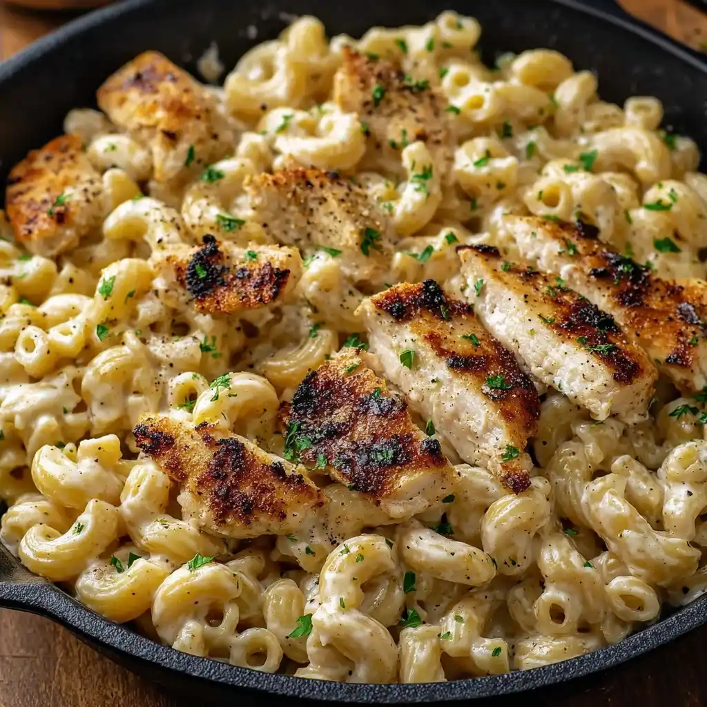Creamy Garlic Parmesan Chicken Pasta