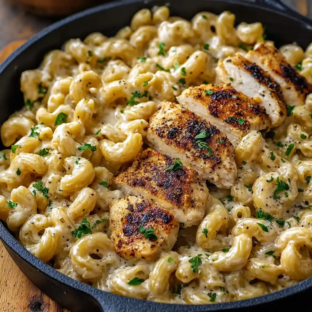 Creamy Garlic Parmesan Chicken Pasta