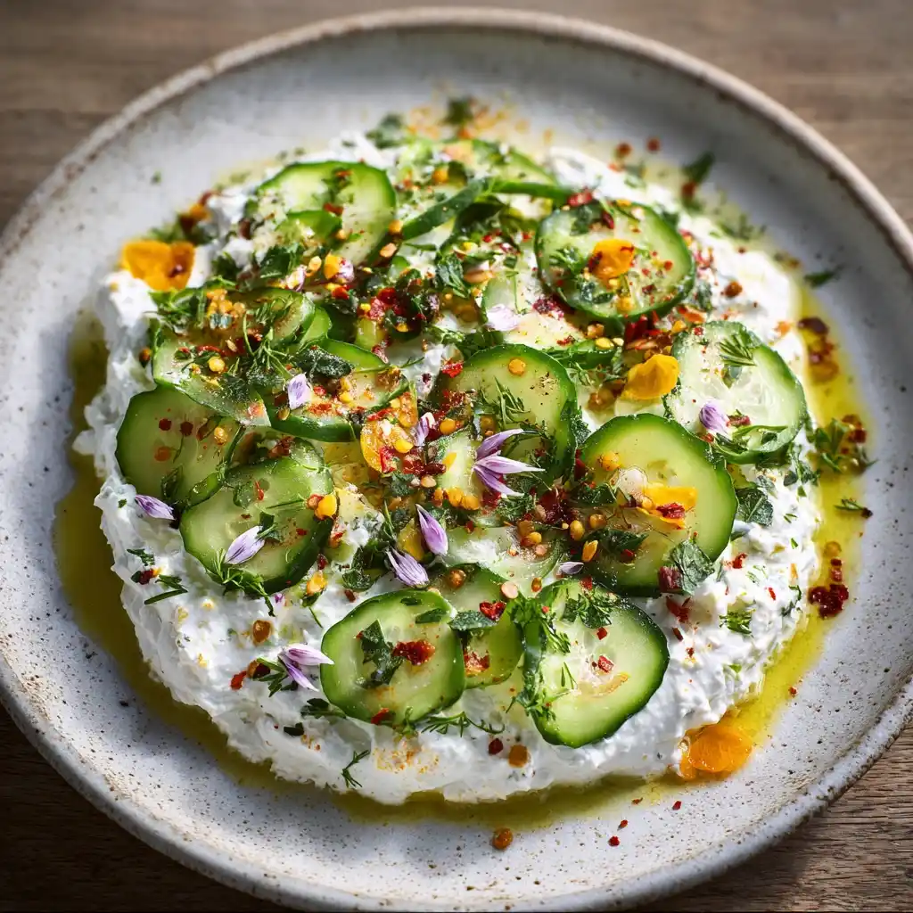 Cucumber Cottage Cheese Dip