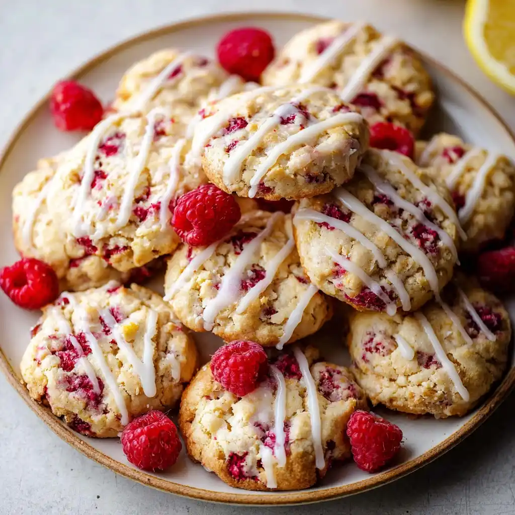 Lemon Raspberry Cookies