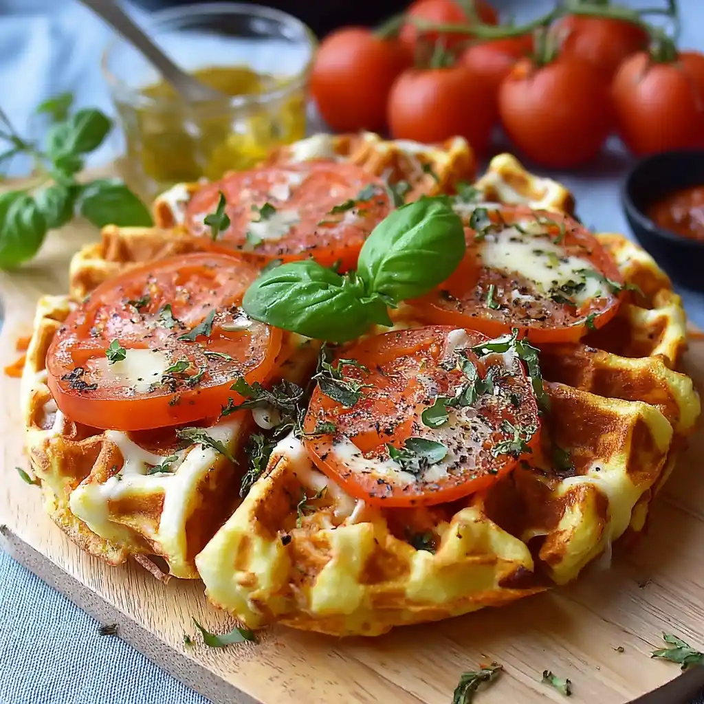 Easy Pizza Waffles Recipe Homemade Pizza Waffles Quick Pizza Waffle Iron Snack Ideas Best Cheese For Pizza Waffles How To ...