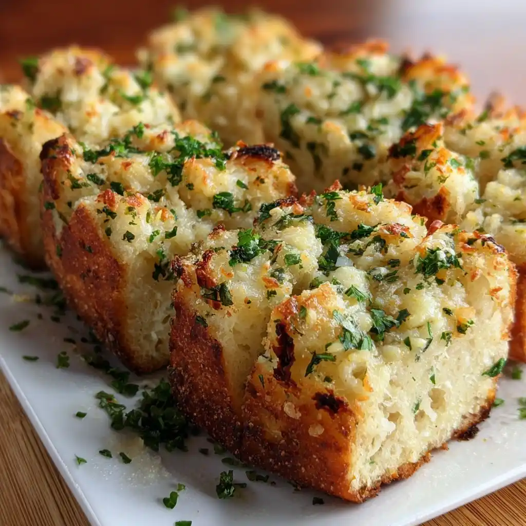Shrimp Garlic Bread Bombs
