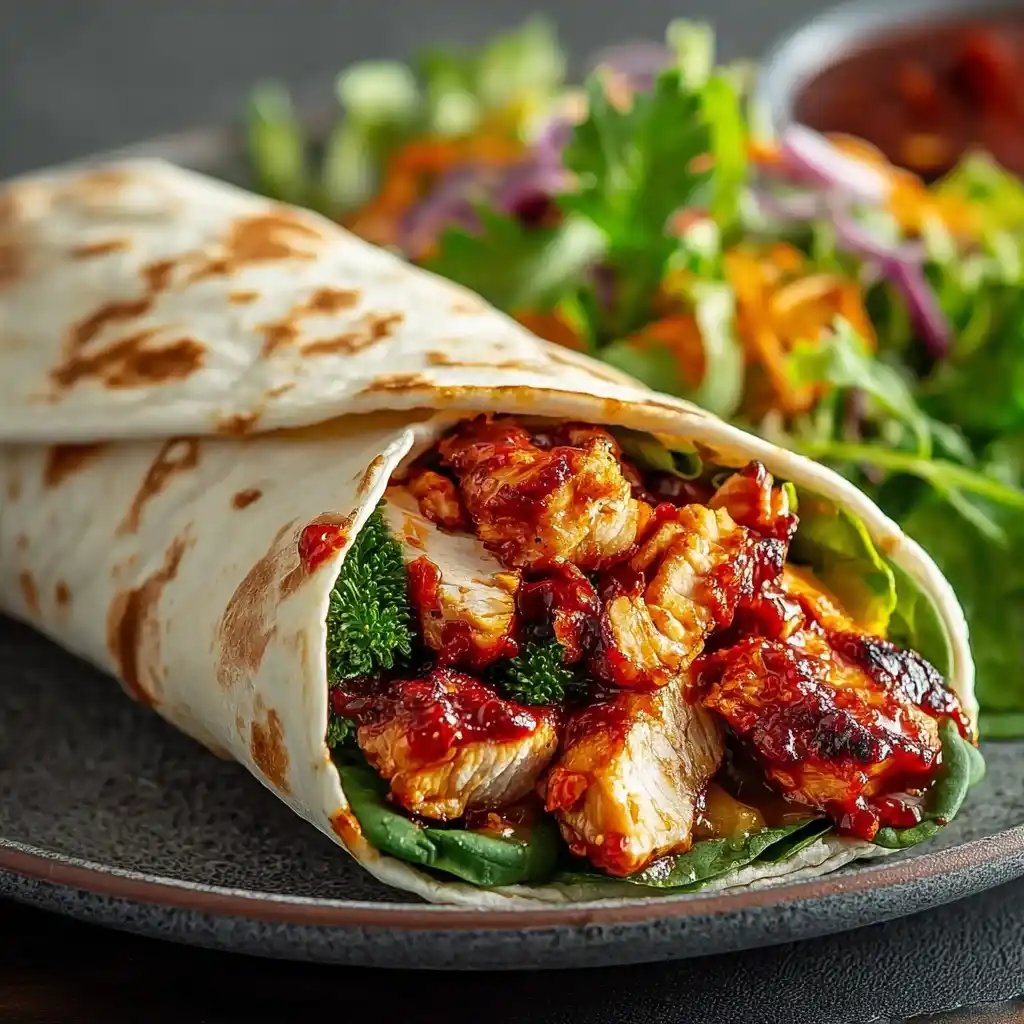 Sweet Chili Chicken Wraps