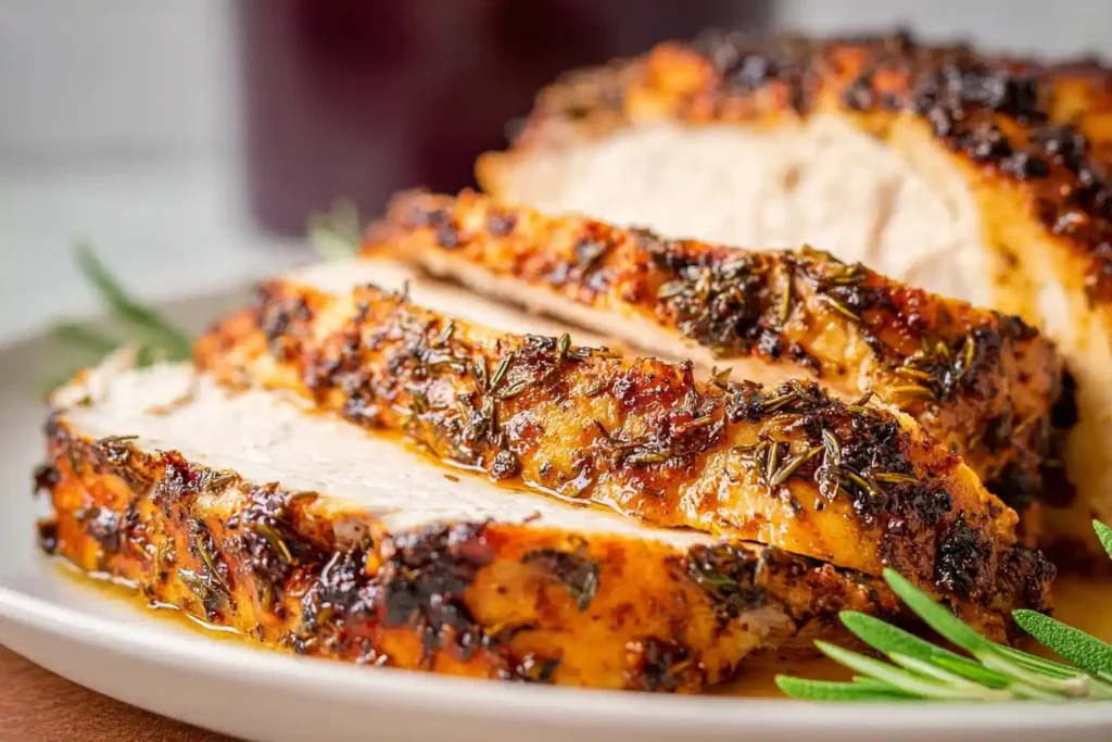 Best Air Fryer Turkey Breast Recipe How To Cook Turkey Breast In Air Fryer Juicy Air Fryer Turkey Breast Cooking Times Air...