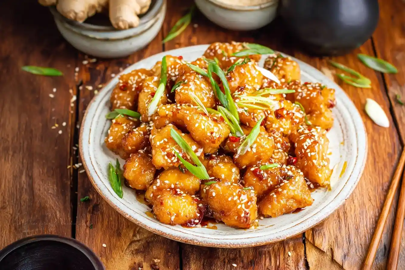 Baked Honey Sesame Chicken