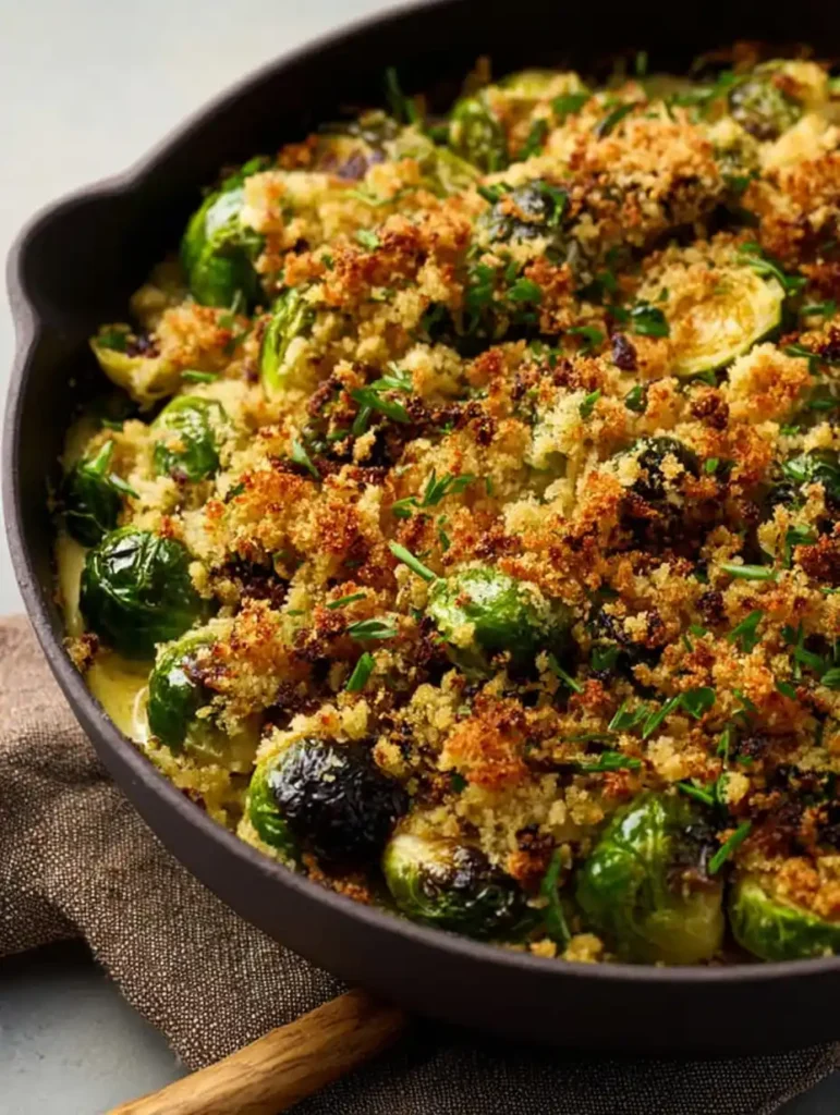 Creamy Brussels Sprouts Recipe Best Cream For Brussels Sprouts Brussels Sprouts With Cream Sauce Low Carb Creamy Brussels ...