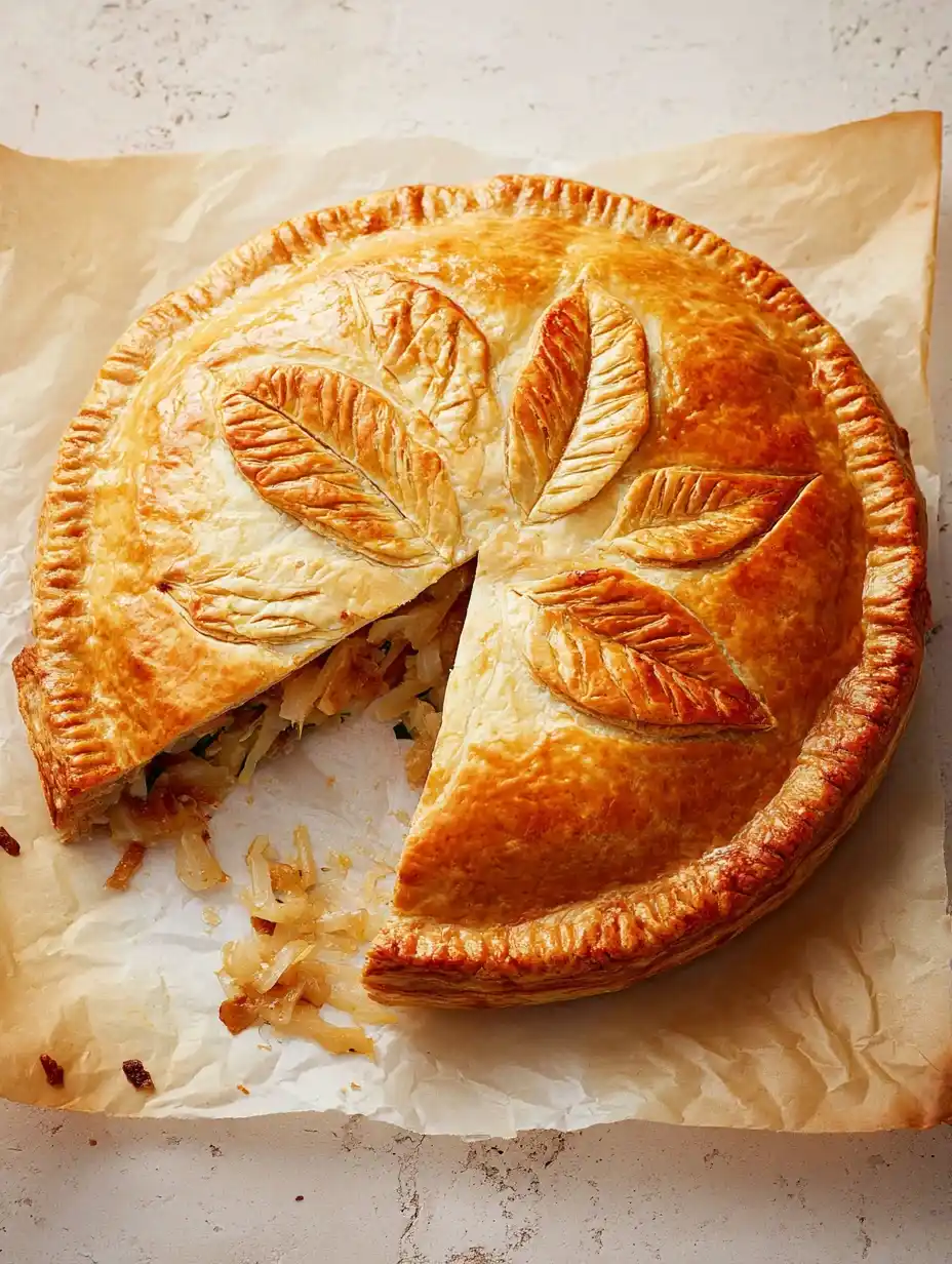 Cheese And onion pie