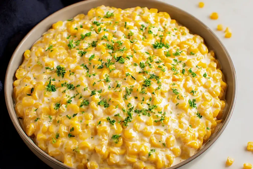Best Creamed Corn Recipe Ever Easy Homemade Creamed Corn Frozen Creamed Corn Casserole Recipe Healthy Creamed Corn With Al...