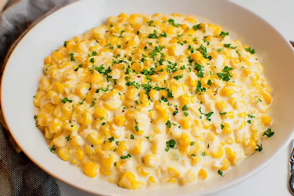 Best Creamed Corn Recipe Ever Easy Homemade Creamed Corn Frozen Creamed Corn Casserole Recipe Healthy Creamed Corn With Al...