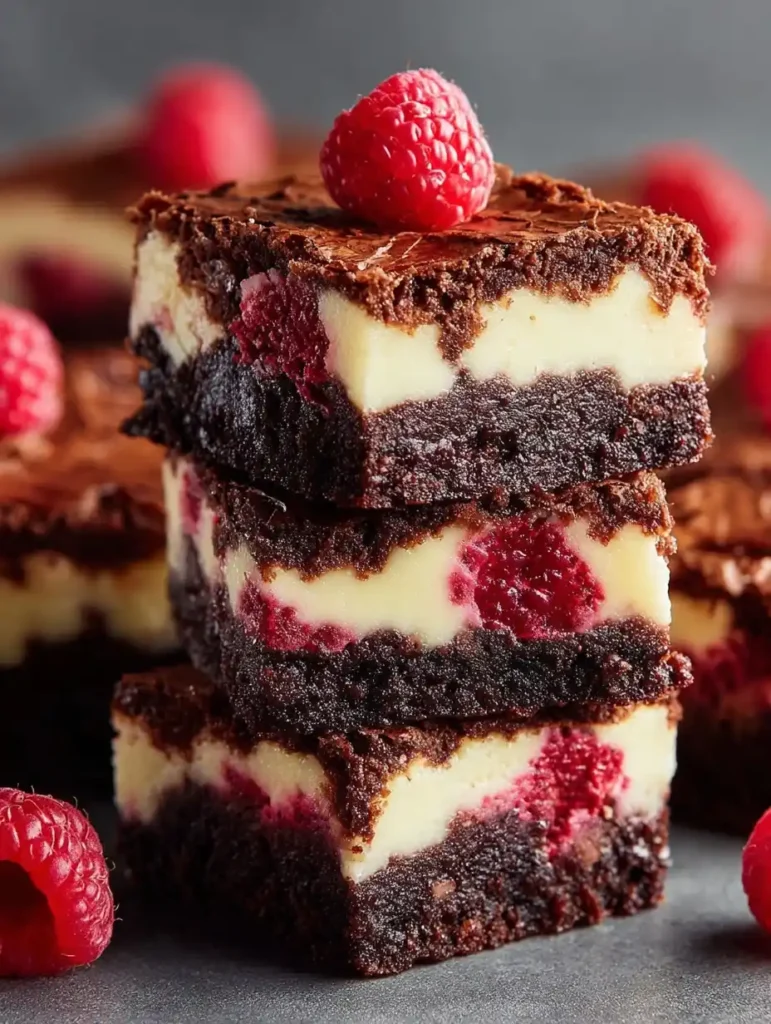 Easy Raspberry Cheesecake Brownies Recipe Homemade Decadent Raspberry Brownies Best Raspberry Cheesecake Brownie Bars Glut...
