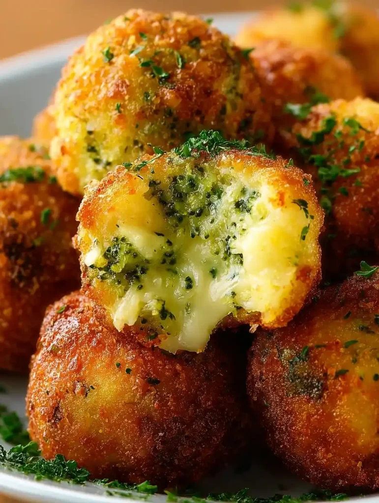 Easy Broccoli Cheese Balls Recipe Homemade Broccoli Cheese Balls Appetizer Best Broccoli Cheese Balls For Parties How To M...