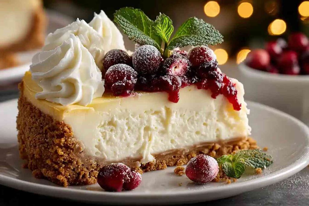 Best Christmas Cheesecake Recipes Easy Festive Cheesecake Ideas Gluten-free Christmas Cheesecake Vegan Christmas Cheesecak...
