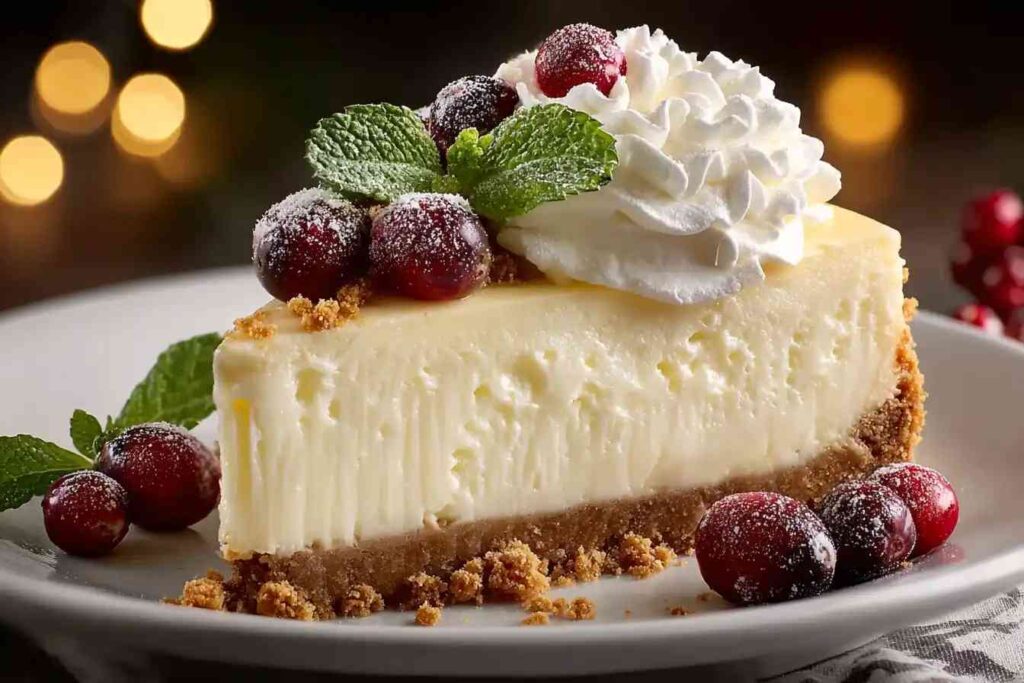 Best Christmas Cheesecake Recipes Easy Festive Cheesecake Ideas Gluten-free Christmas Cheesecake Vegan Christmas Cheesecak...