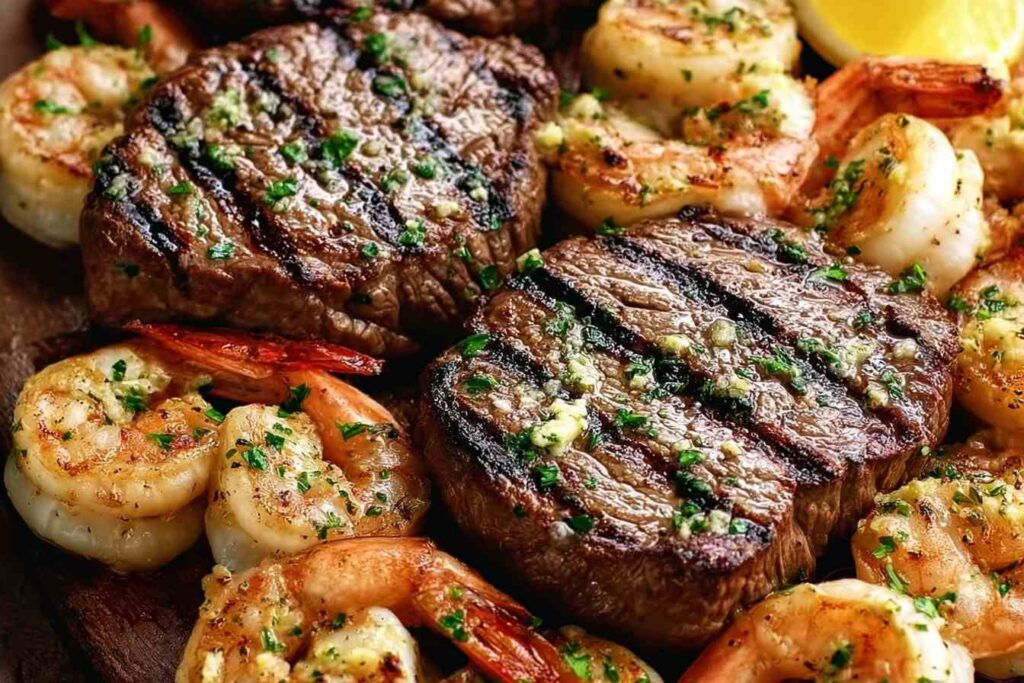 Quick Garlic Butter Steak And Shrimp Recipe Easy Garlic Butter Grilled Steak 15 Minute Shrimp And Steak Dinner Best Garlic...