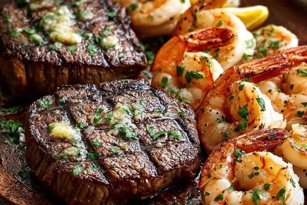 Quick Garlic Butter Steak And Shrimp Recipe Easy Garlic Butter Grilled Steak 15 Minute Shrimp And Steak Dinner Best Garlic...