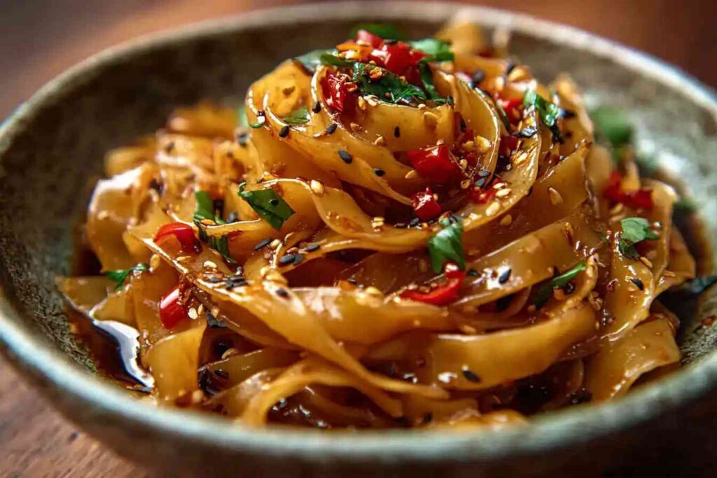 High Protein Garlic Chili Noodles Recipe Aromatic Garlic Chili Noodles With Soy Best Soy Vinegar Noodles High Protein Low ...