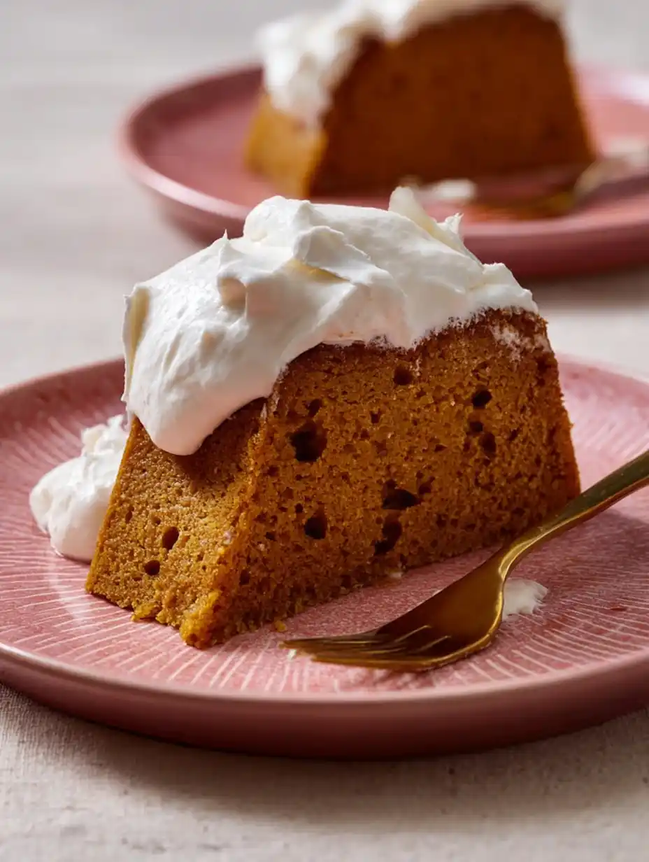 Olive Oil Pumpkin Cake With Salted Maple Cream