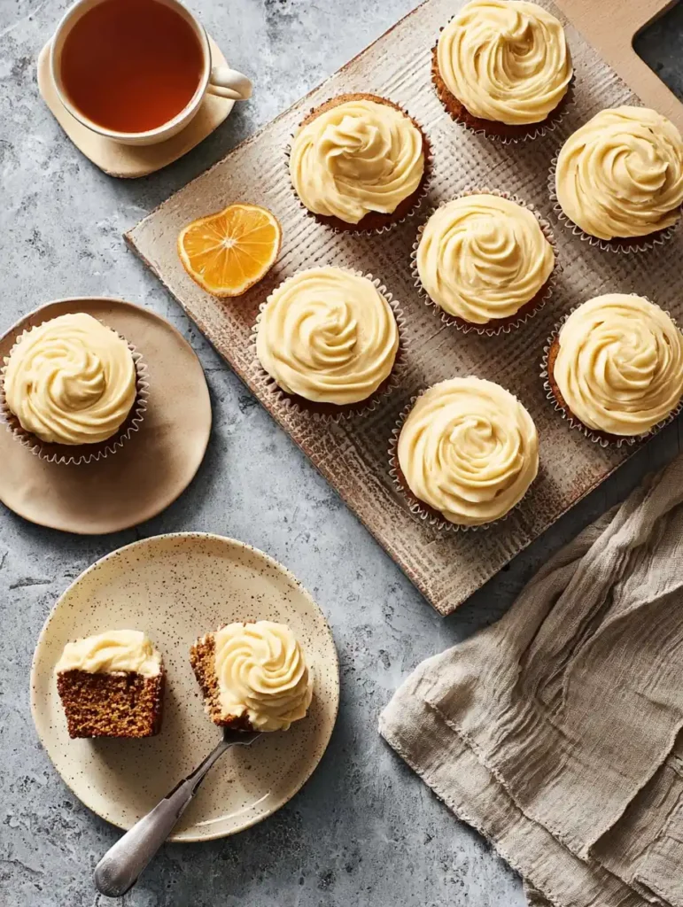 Pumpkin Spice Cupcakes Treat Autumn Cream Cheese Icing Pumpkin Spice Recipe
