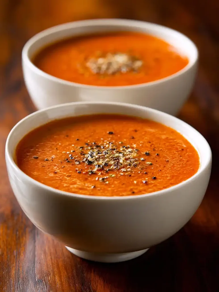 Best Rich And Creamy Tomato Basil Soup Recipe Homemade Creamy Tomato Basil Soup Rich Tomato Basil Soup With Fresh Tomatoes...