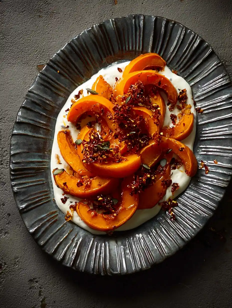 Roasted Winter Squash With Citrus Chile Crisp