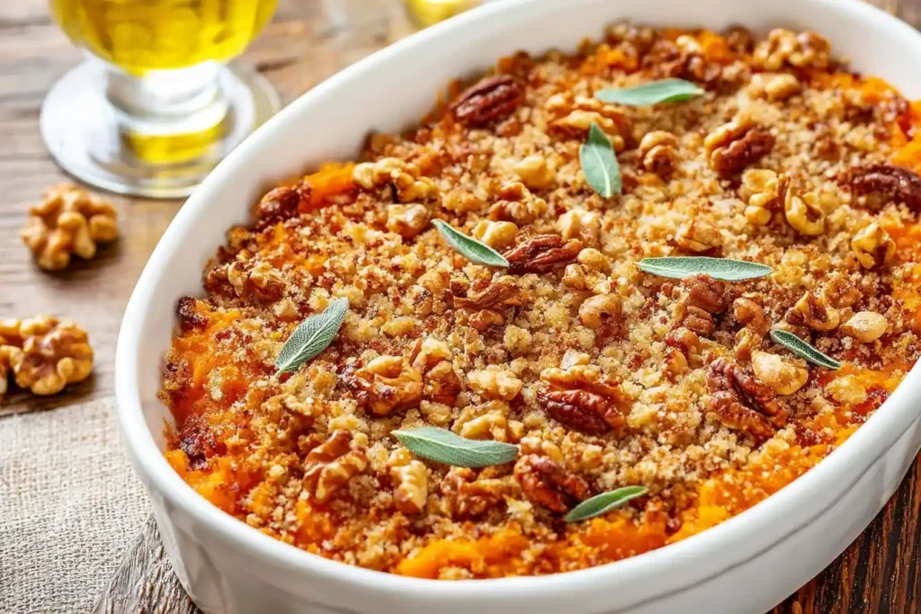 Savory Sweet Potato Casserole Recipe Healthy Savory Sweet Potato Casserole Easy Savory Sweet Potato Casserole Vegan Savory...