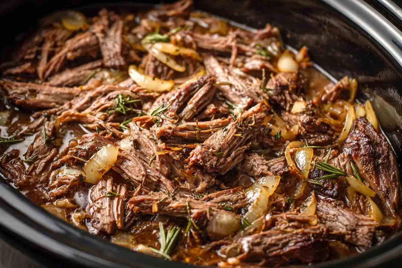 Slow Cooker French Onion Pot Roast