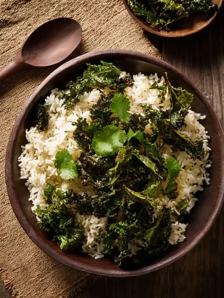 Spicy Coconut Pilaf Recipe Vegan Coconut Pilaf With Kale How To Make Spicy Coconut Pilaf Gluten-free Spicy Coconut Rice Di...