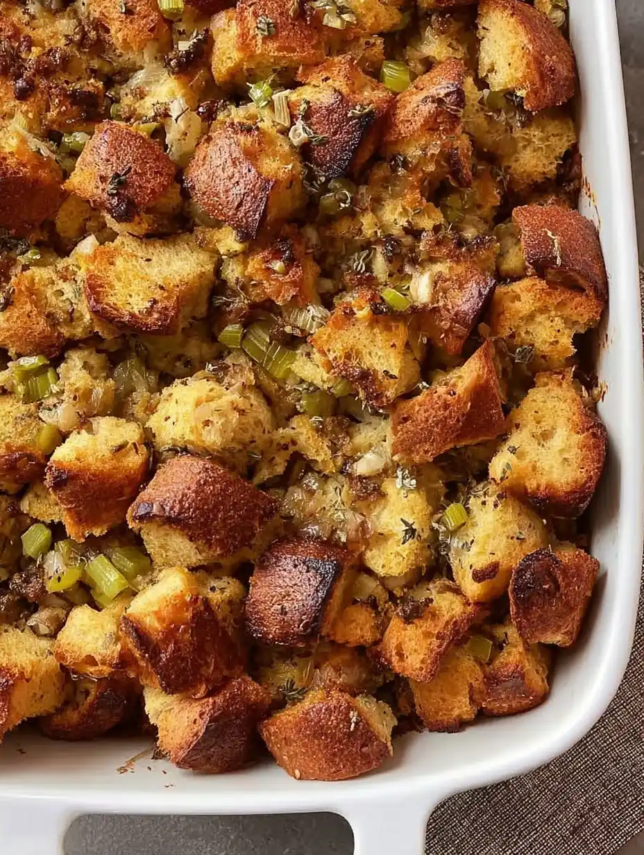 Thanksgiving Tradition Oyster Dressing