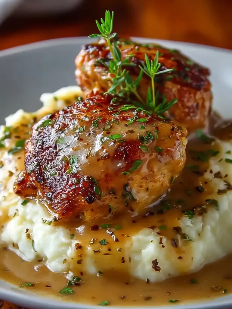 Ultimate Smothered Chicken Thighs in Gravy