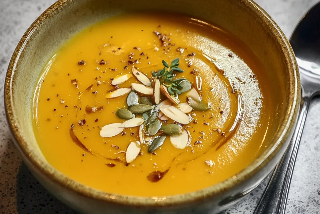 Best Butternut Squash Soup Recipe For Winter Creamy Butternut Squash Soup Homemade Healthy Butternut Squash Soup Low Fat V...