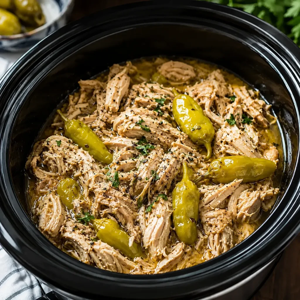 Crockpot Mississippi Chicken