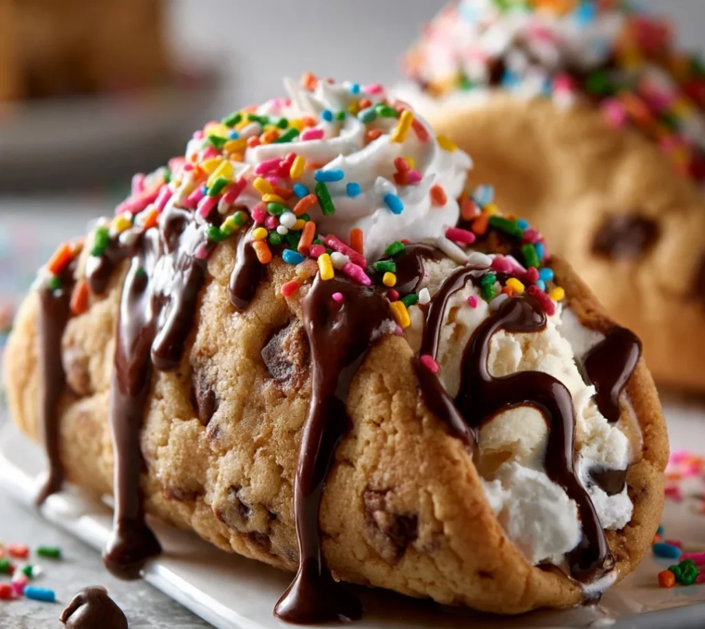 Chocolate Chip Cookie Tacos are a must-try dessert! - Chocolate Chip Cookie Tacos are a must-try dessert!