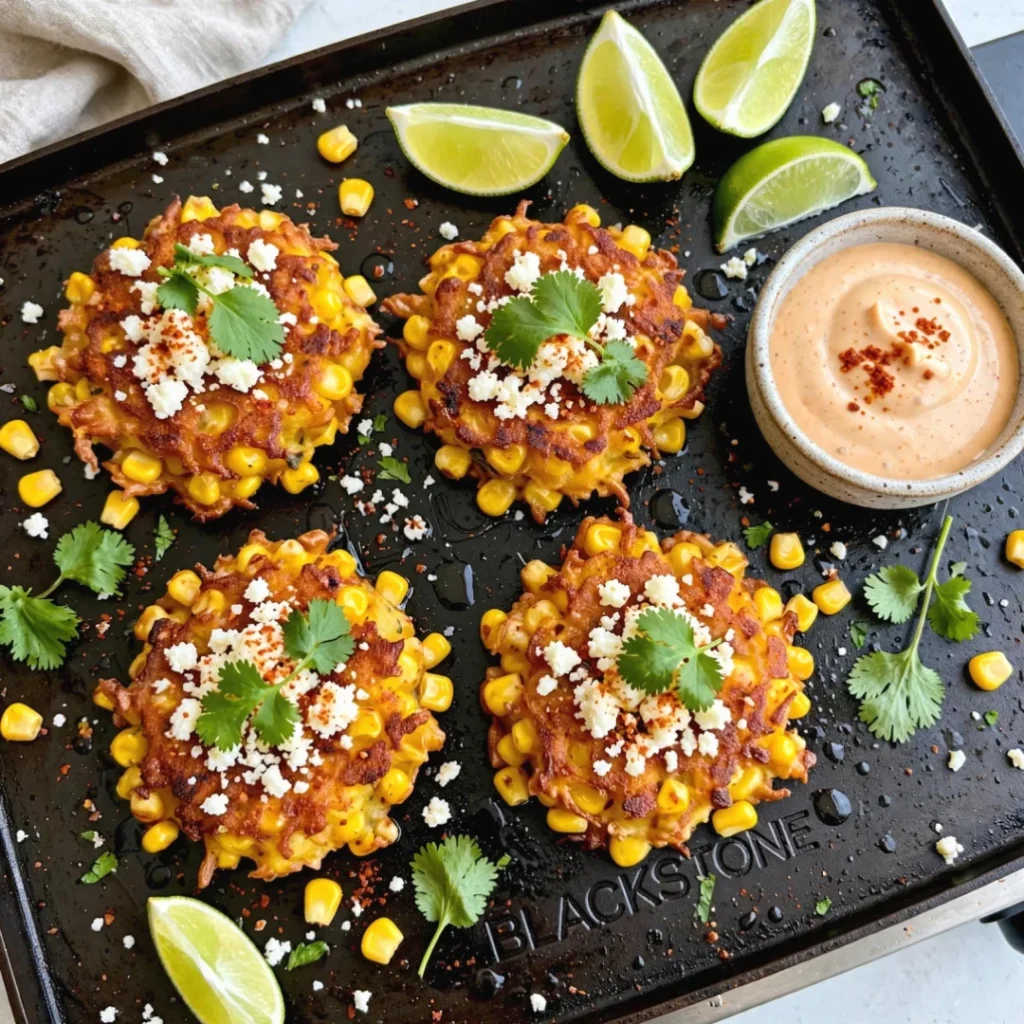 Blackstone Street Corn Fritters - Blackstone Street Corn Fritters