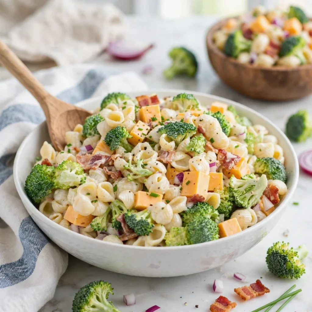 Broccoli Pasta Salad - Broccoli Pasta Salad