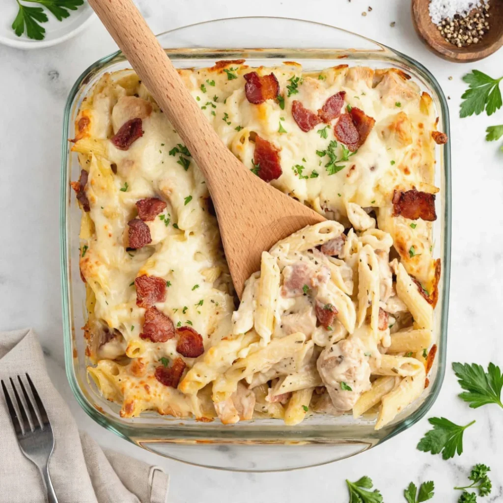Chicken Bacon Ranch Casserole - Chicken Bacon Ranch Casserole