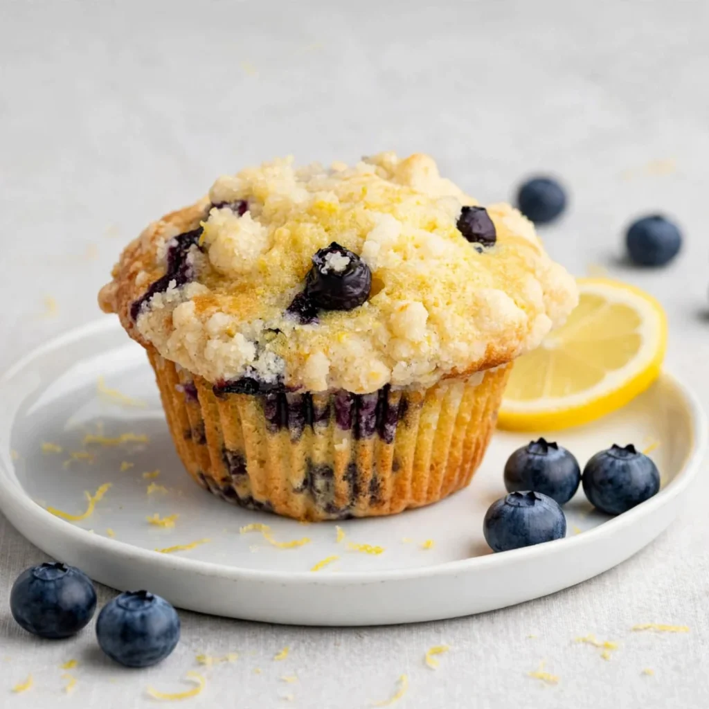 Lemon Blueberry Muffins - Lemon Blueberry Muffins