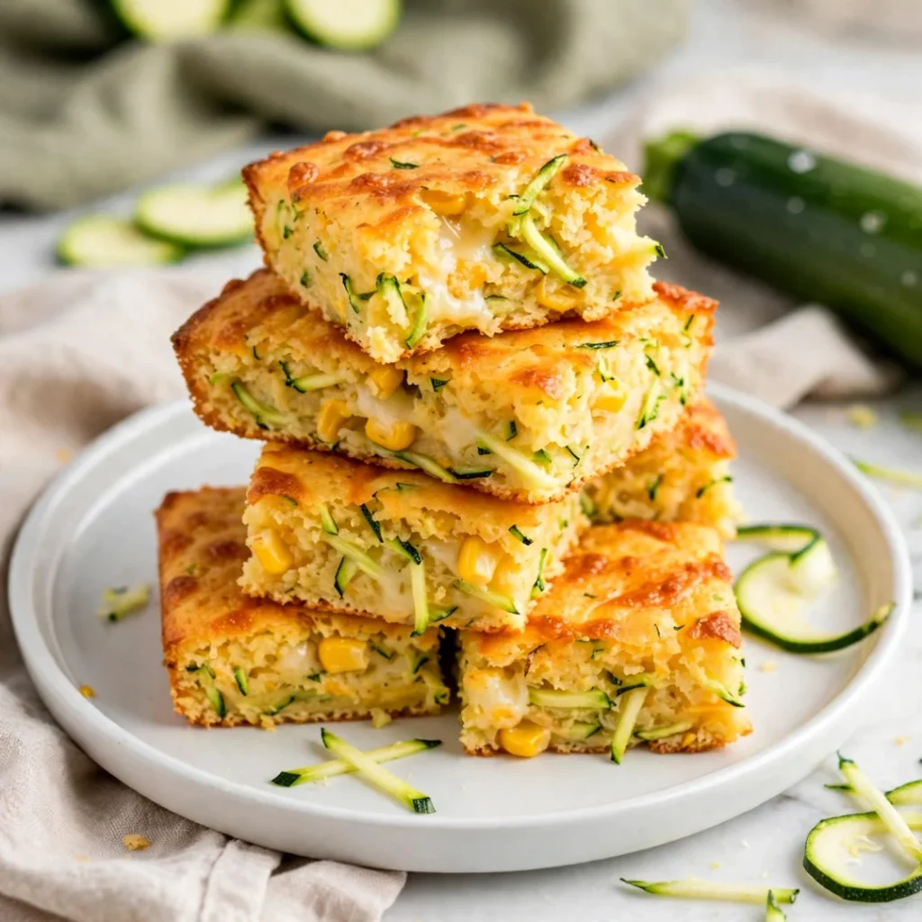 Zucchini Cornbread - Zucchini Cornbread