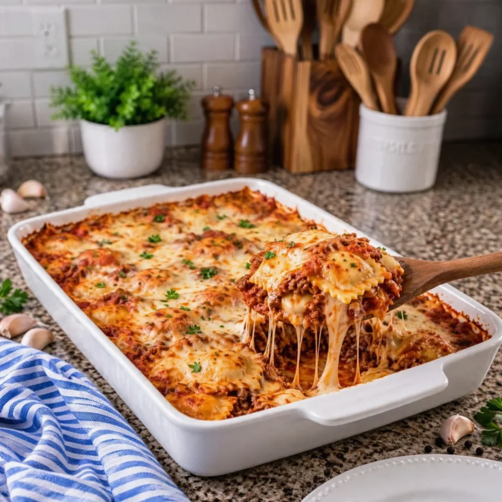 Baked Ravioli Casserole: A Delicious Family Favorite! - Baked Ravioli Casserole: A Delicious Family Favorite!