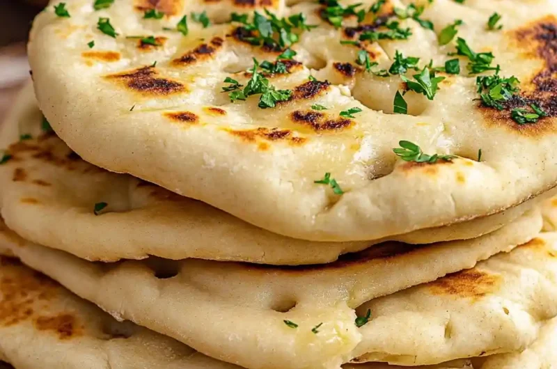 3 Ingredient Flatbread (soft, chewy, and incredibly easy)