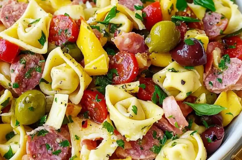 Antipasto Tortellini Pasta Salad (Cold Italian Picnic Salad)