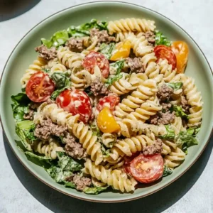 Low-Carb Big Mac Pasta Salad