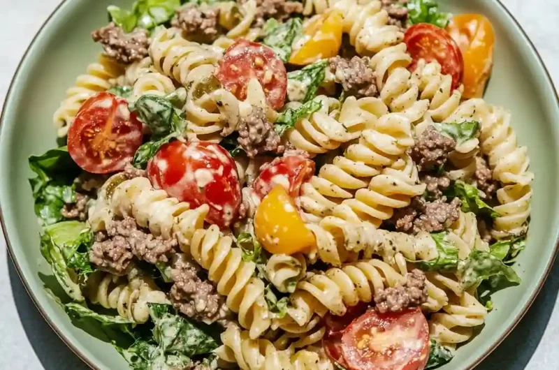 Low-Carb Big Mac Pasta Salad