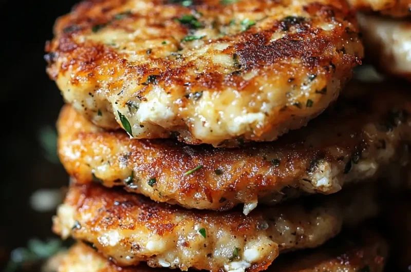 Cheesy Chicken Fritters