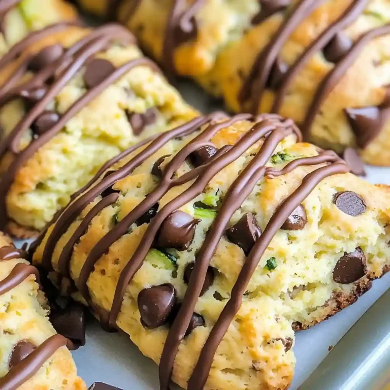 Chocolate Chip Zucchini Scones