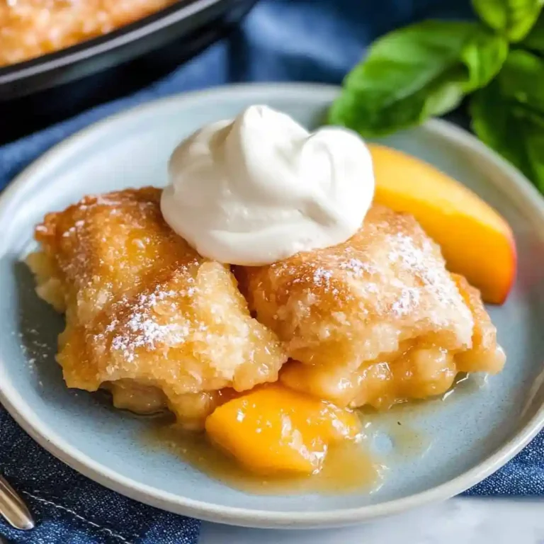 Easy Peach Dumplings